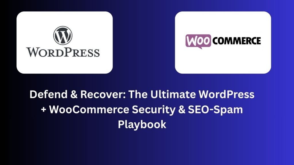 Defend & Recover: The Ultimate WordPress + WooCommerce Security & SEO-Spam Playbook